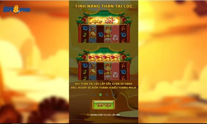 Đại Thần Tài BK8 Đồ họa đẹp mắt với hình ảnh Thần Tài sống động trong từng vòng quay