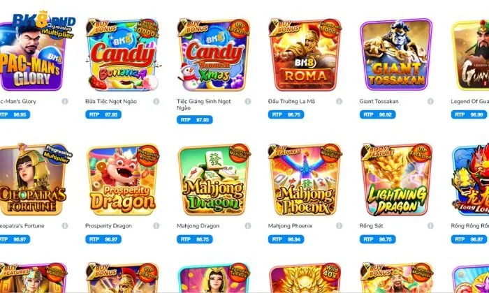nổ hũ bk8 Nổ hũ BK8 sở hữu kho game siêu khủng