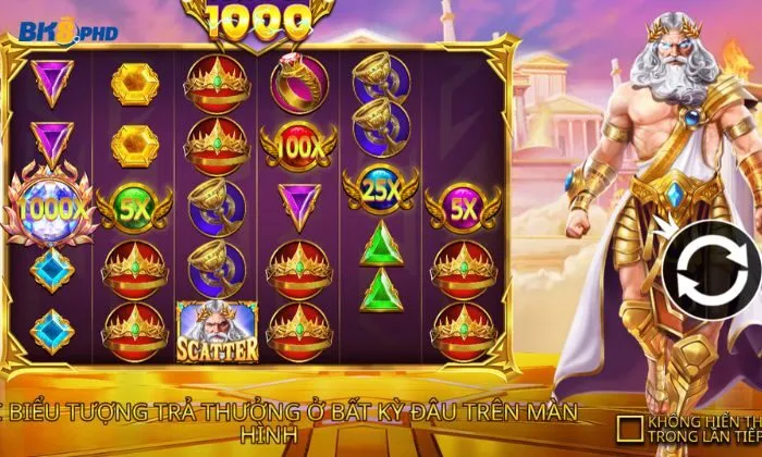Luật chơi thần Zeus đơn giản tại BK8