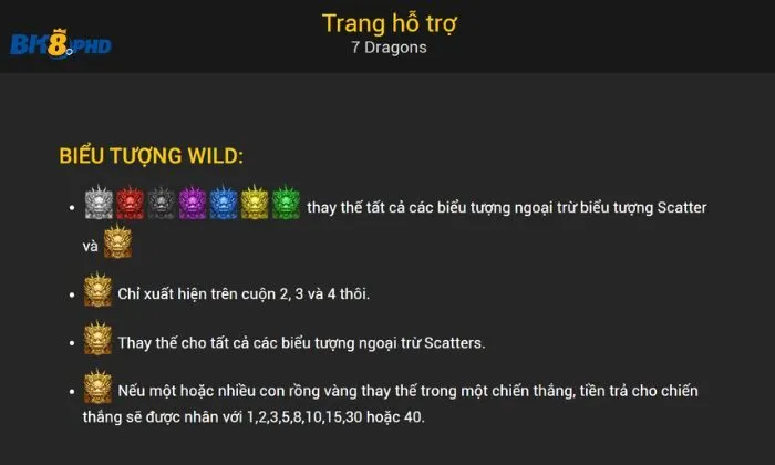 Cách chơi Thất Tử Long BK8 dễ hiểu nhất